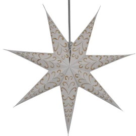 GURU SHOP Foldable Advent Luminous Paper Star, Christmas Star 60 cm - Luxury Riva, Paper Stars 60 cm