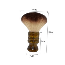 TOVINANNA Hair Brush for Hair Cutting Styling Barber Duster Easy to Clean Wooden Handle