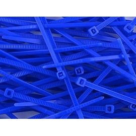 100mm x 2.5mm Blue Cable Ties (Pack of 20)