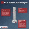 Kozelo 4 Pcs Hex Head Screws Bolts - [M8-1.25x16] 304
