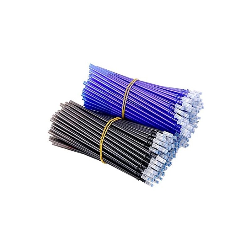 58Pcs Erasable Rollerball Pen Refill Sets Blue Ink 0.5mm Thin