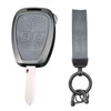 TECART Zinc Alloy Key Fob Cover Case fit for Jeep,