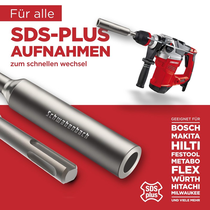 Schwabenbach ® SDS Plus Ground Nail Driver for Inserting Deep