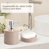 Accesorios para Baño juego 4 piezas, dispensador, soporte, vaso, jabonera
