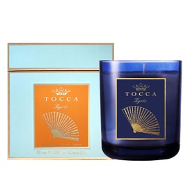TOCCA Kyoto 10oz Candle - Kinmokusei Flower & Apricot Scented, Hand Poured Soy-Wax Blend with 100% Cotton Wick, 60 Hour Burn Time