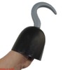 Costume Set Pirate Hook with Eye Patch & Telescope Black