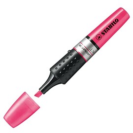 Stabilo Luminator Highlighters Pack of 3 Level Bevelled Visible Paste Pink