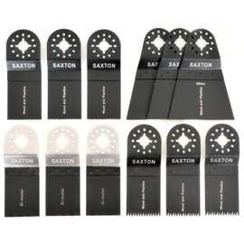 12 Saxton Mixed Blades (a) Fein Multimaster Bosch Multitool