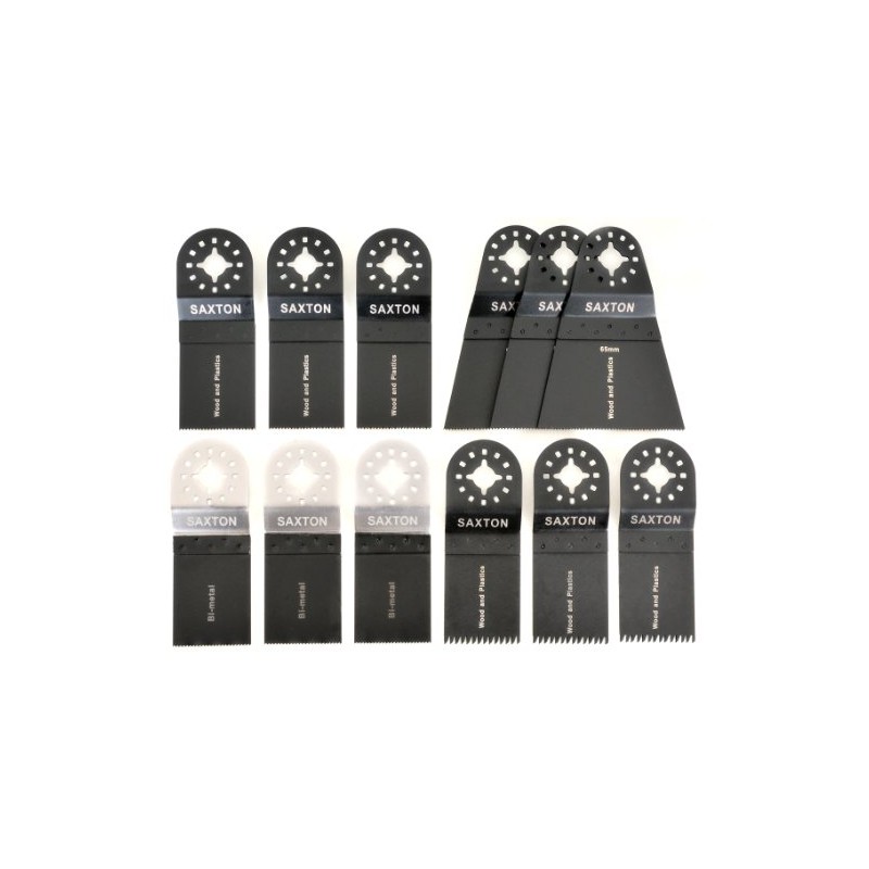 12 Saxton Mixed Blades (a) Fein Multimaster Bosch Multitool
