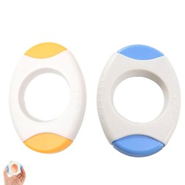 2 PCS Egg Shell Opener, Egg Opener, Egg Shell Remover, Egg Cracker Tool, Egg Opener for Boiled Eggs, for Cut Raw Eggs Poached Eggs Soft Fruits, Egg Opener Tool (Blue+Yellow)