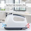 Hand Mixer Portable 7 Gears Lightweight White Stainless Steel Electric
