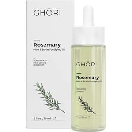 Rosemary Mint & Biotin Hair Oil Pure Essential Oil for Hair Thickness, Ideal for Men & Women - 100% Natural, 2 Fl.oz.(59ml)