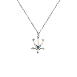 MYANAIL Nine Planets Pendant Necklace Sailor Moon Guardian Star Clavicle Necklace, Astronomy Enthusiast Gift Jewelry (Neptune)