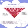 Dog Bandanas Girl 2 Pack, Small Dog for Dog Birthday