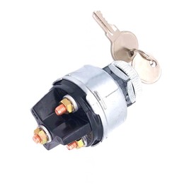 Ignition Switch with Key, 4 Position Universal Key Ignition Switch 12v for Car, Truck, Tractor, Trailer, Forklift, and More, Acc/Off/IGN/Start