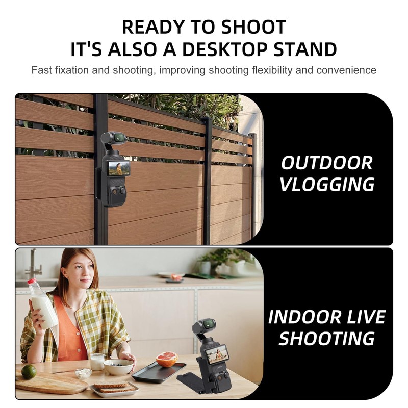 OCCOUMR Magnetic Holder Stand for DJI Osmo Pocket 3, 180°