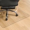 100pointONE Crystal Clear Office Chair Mat for Hardwood Floor, 1/8"