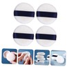 FRCOLOR 4Pcs Round Makeup Powder Puff Washable and Reusable Compact