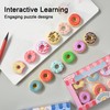 HILAZA Donut Erasers for Kids Bulk, 24 Pieces 3D Cute