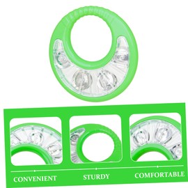 FRCOLOR 2Pcs Handheld Tambourine Percussion Musical Instrument for Early Rhythm Learning Abs Design Engaging Plaything for Developing Musical Skills and Confidence