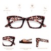 AMOMOMA 3 Pack Trendy Oversized Blue Light Stylish Readers for