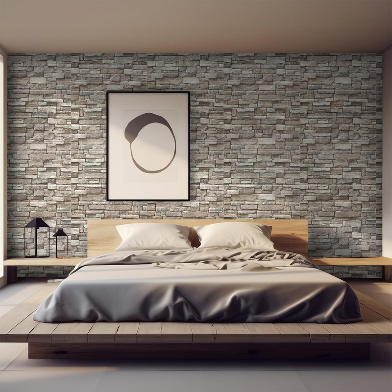 Yutianli 20PSC 3D Wall Panels Peel and Stick Faux Brick