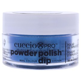 Pro Powder Polish Nail Colour Dip System - Deep Blue with Blue Mica by Cuccio Colour for Women - 0.5 oz Nail Powder