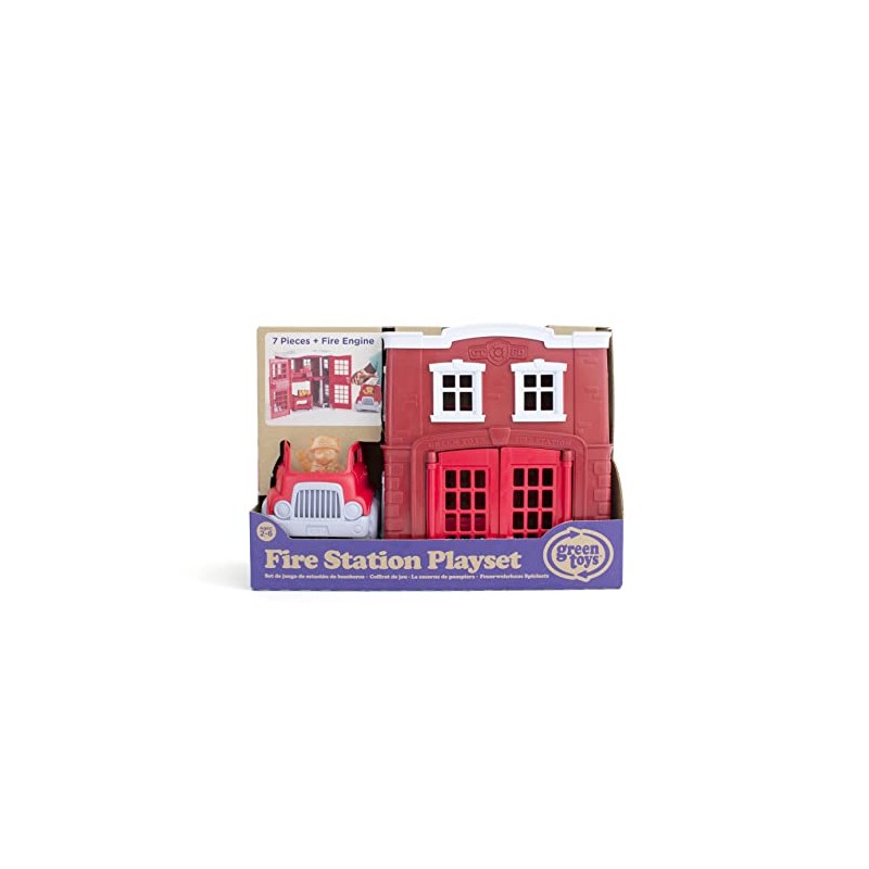 Green Toys Fire Station Playset CB