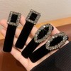 10PCS Hair Clips for Women, Cute Non Slip Black Hair