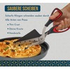 Sharp Pizza Scissors Cutter with Food Grade Safe Blades. Better