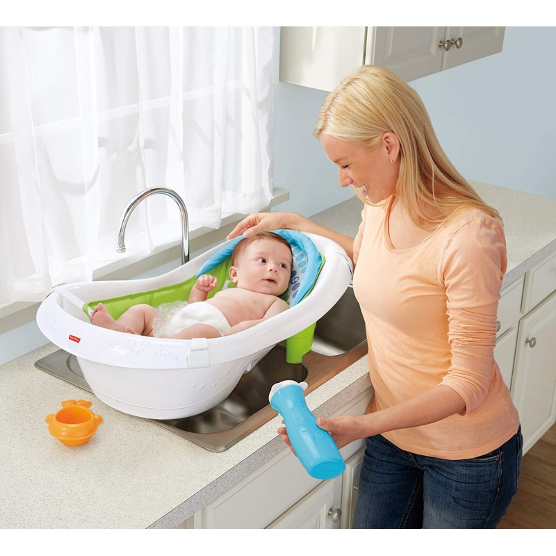 Fisher-Price 4-in-1 Sling 'n Seat Tub, Green (FBM94)