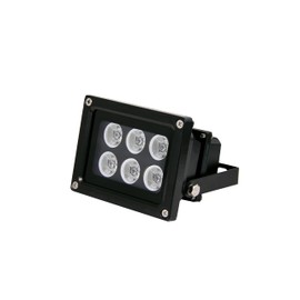 INSTAR IN-906 with Invisible 940 nm Infrared LEDs - Spotlight Floodlight (940 nm Invisible LEDs, 80 Degrees) in Black