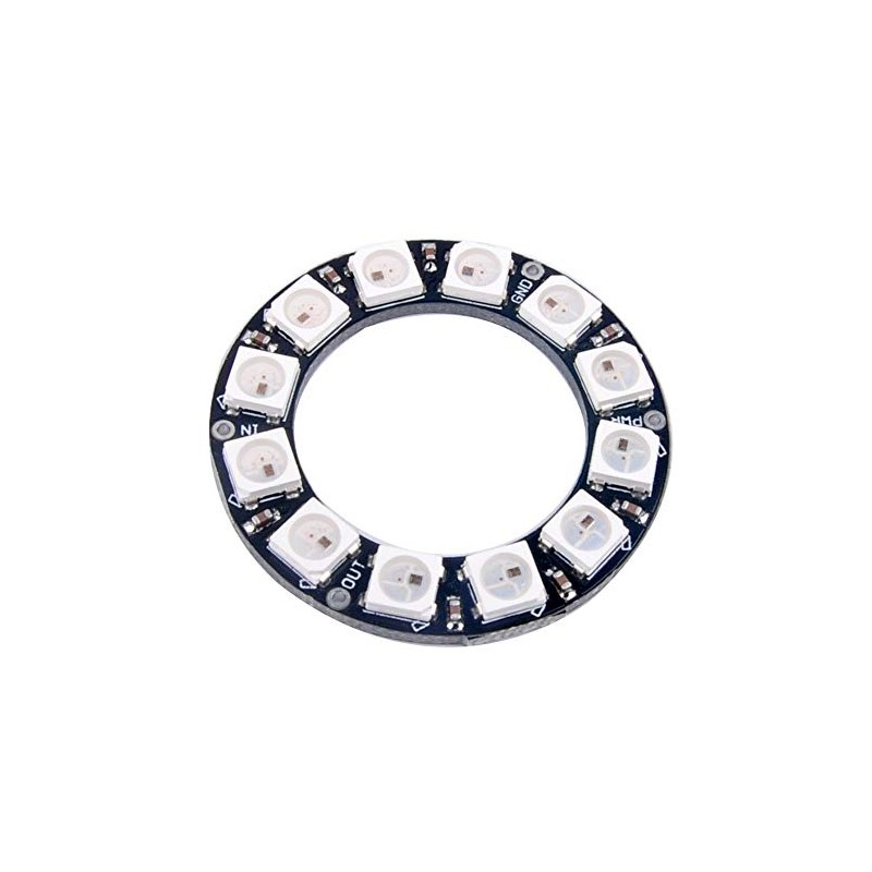 DIYmall 12 X WS2812B RGB LED Ring 12 Bits WS2812