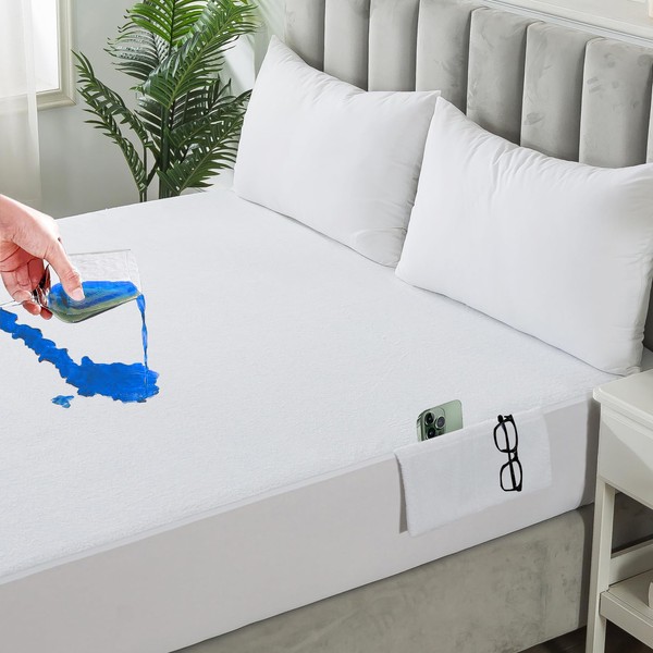 Waterproof Mattress Protector 80 x 200 cm Height 30 cm