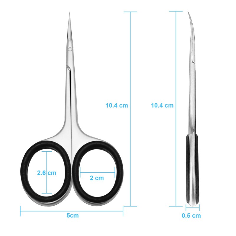 CGBE Eyebrow Scissors Multifunctional Cuticle Scissors Eyebrow Scissors Cuticle Treatment