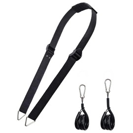 OeckuXIY Shoulder Strap for Weed Eater, String Trimmer, Leaf Blower & More Tools, with 2 Easy-Connect Non-Slip Connectors, Black