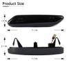 Gempro LED Front Fender Side Marker Lights Assembly Smoke Lens