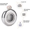 Stainless Steel Secret Drinks Smuggler Hip Flask with Alternative Crystal