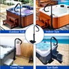 TCFUNDY Hot Tub Handrail, Adjustable 60" Slide Spa Hot Tub