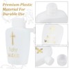 WEBEEDY 14 Pieces Holy Water Bottles 60ml/2.1oz Refillable Gold Cross