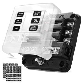 Mictuning Waterproof Car Fuse Box Fuse Holder with LED Display