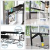 SAYZH Over The Sink Dish Drying Rack, Adjustable (25.5 to