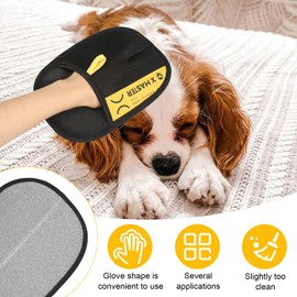 2pcs Pet Hair Removal Glove, 3 in 1 Electrostatic Gloves Pet Hair Remover Glove Multifunctional Viorane Electrostatic Pet Hair Remover Mitt for Pet Dog Cat Furniture Car Fur Removal