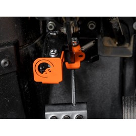 SuperATV Brake Lock Kit for Polaris Ranger XP 1000/1000 / 900 (See Fitment) | Made with 1/8" Steel | Single Foot Operation | Easy Installation | Manual Operation | Padlock Compatible
