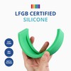 BLUE GINKGO Silicone Rainbow Stacker - Montessori Nesting Puzzle |