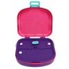 Bento Lunch Box ABS Separate Compartments with Buckle Handle Leakage