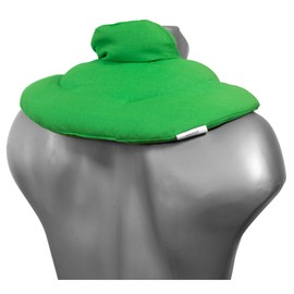 Neck Pillow with Stand-Up Collar, Frog Green, Heat Pad – A Very Cosy Neck Warmer