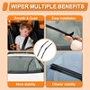 HULADAED® 24''+21''+12'' Silicone Windshield Wipers Replacement for Buick Enclave 2017-2012