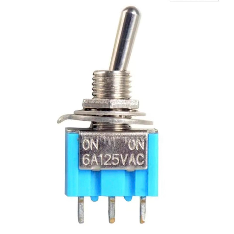 10pcs Audio Fan ON/OFF Toggle Switch Rocker Toggle Switch Blue