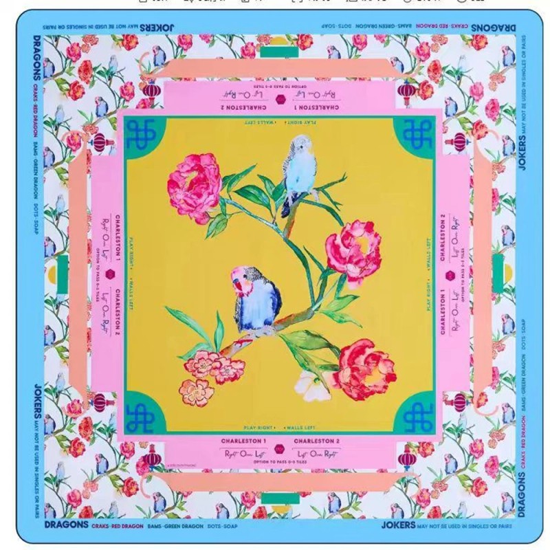 Foldable Mahjong Table Mat Thick Cushion Silent Anti Slip Waterproof